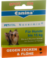 PETVITAL Novermin flssig f.Hunde bis 15 kg 2 ml