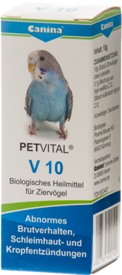 PETVITAL V 10 Globuli fr Vgel 10 g