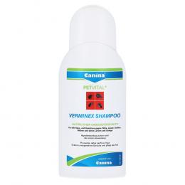 Ein aktuelles Angebot für PETVITAL Verminex Shampoo vet. 250 ml Shampoo Flöhe, Würmer & Zecken - jetzt kaufen, Marke Canina Pharma GmbH.