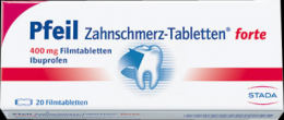 PFEIL Zahnschmerz-Tabletten forte Filmtabletten 20 St