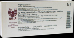 PHARYNX GL D 30 Ampullen 10X1 ml