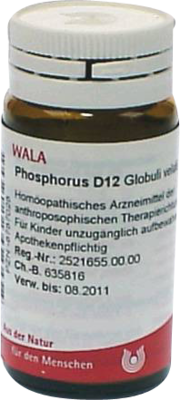 PHOSPHORUS D 12 Globuli 20 g