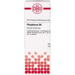 PHOSPHORUS D 8 Dilution 20 ml