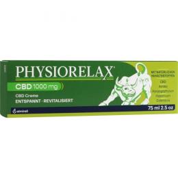 PHYSIORELAX CBD 1000 mg Creme 75 ml