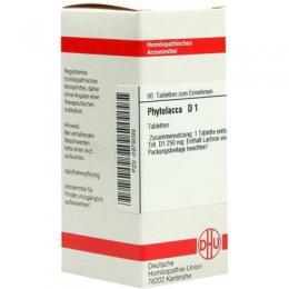 PHYTOLACCA D 1 Tabletten 80 St