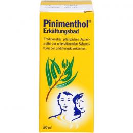 PINIMENTHOL Erkältungsbad ab 12 Jahre 30 ml