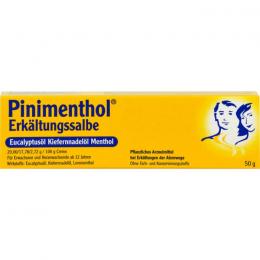 PINIMENTHOL Erkältungssalbe Eucal./Kiefern./Menth. 50 g