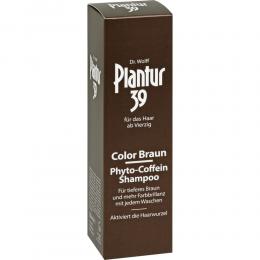 PLANTUR 39 Color Braun Phyto-Coffein-Shampoo 250 ml Shampoo