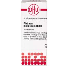 PLATINUM METALLICUM D 200 Globuli 10 g