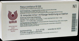 PLEXUS CARDIACUS GL D 30 Ampullen 10X1 ml