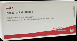 PLEXUS LUMBALIS GL D 30 Ampullen 10X1 ml