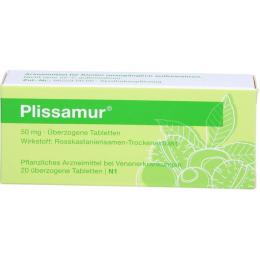 PLISSAMUR Dragees 20 St.