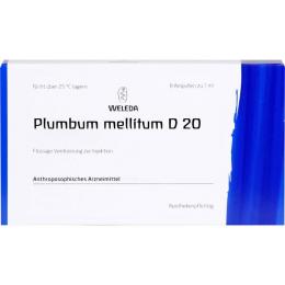 PLUMBUM MELLITUM D 20 Ampullen 8 ml