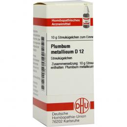 Ein aktuelles Angebot für PLUMBUM METALLICUM D 12 Globuli 10 g Globuli Homöopathische Einzelmittel - jetzt kaufen, Marke DHU-Arzneimittel GmbH & Co. KG.