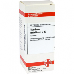 PLUMBUM METALLICUM D 12 Tabletten 80 St