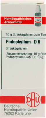 PODOPHYLLUM D 6 Globuli 10 g