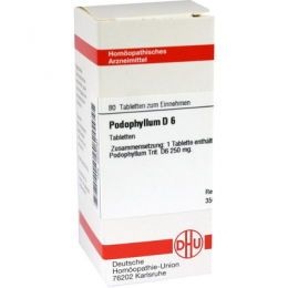 PODOPHYLLUM D 6 Tabletten 80 St
