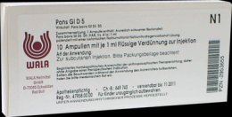 PONS GL D 5 Ampullen 10X1 ml