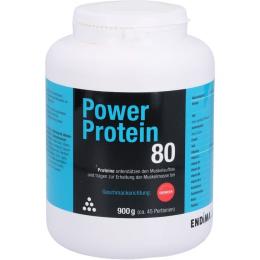 POWER PROTEIN 80 Erdbeer Pulver 900 g