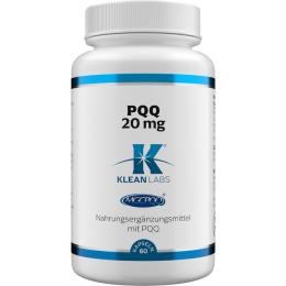 PQQ 20 mg KLEAN LABS Kapseln 60 St. (27 g)