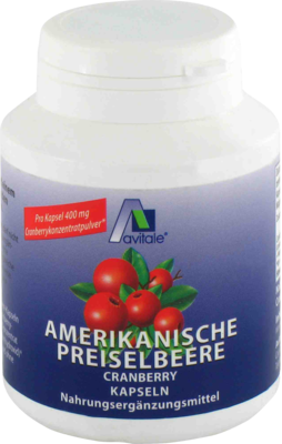 PREISELBEERE amerikanisch 400 mg Kapseln 55 g