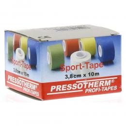 PRESSOTHERM Sport-Tape 3,8 cmx10 m schwarz 1 St Verband