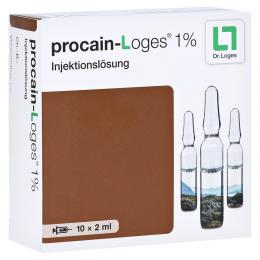 procain-loges 1% Injektionslösung 10 X 2 ml Ampullen