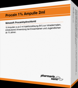 PROCAIN Rwo 1% Ampullen 2 ml 10X2 ml