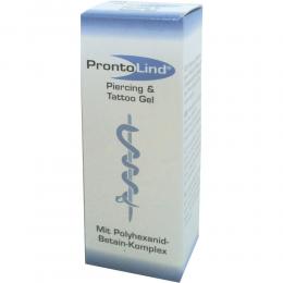 Ein aktuelles Angebot für PRONTOLIND Piercing und Tattoo Gel 10 ml Gel Wunddesinfektion - jetzt kaufen, Marke Prontomed GmbH.
