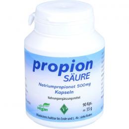 PROPIONSÄURE 500 mg vegan Kapseln 90 St.