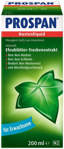 Ein aktuelles Angebot für PROSPAN Hustenliquid 200 ml Flüssigkeit zum Einnehmen Hustenlöser - jetzt kaufen, Marke Engelhard Arzneimittel.