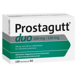 PROSTAGUTT duo 160 mg/120 mg Weichkapseln 120 St Weichkapseln