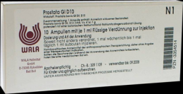 PROSTATA GL D 10 Ampullen 10X1 ml