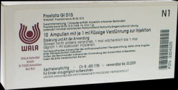 PROSTATA GL D 15 Ampullen 10X1 ml