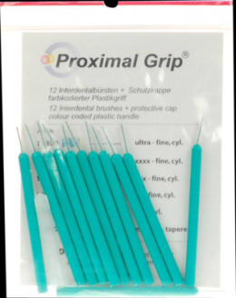 PROXIMAL Grip ultrafein trkis Interdentalbrste 12 St