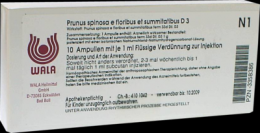 PRUNUS SPINOSA E floribus et summitatibus D 3 Amp. 10X1 ml