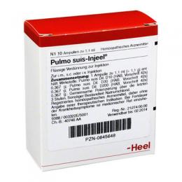 PULMO SUIS Injeel Ampullen 10 St