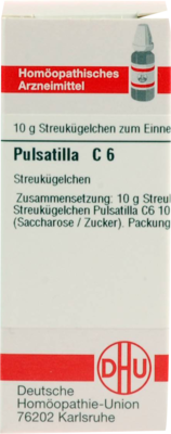 PULSATILLA C 6 Globuli 10 g