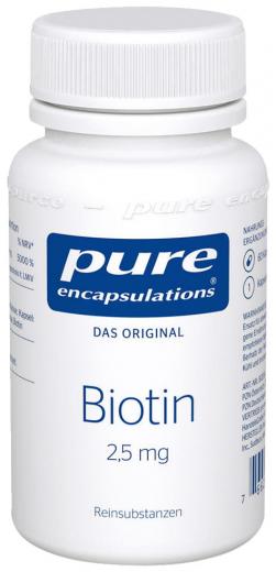 Ein aktuelles Angebot für pure encapsulations Biotin 2,5mg 60 St Kapseln Vitaminpräparate - jetzt kaufen, Marke pro medico GmbH.