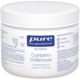 PURE ENCAPSULATIONS Cranberry D-Mannose Pulver 37 g