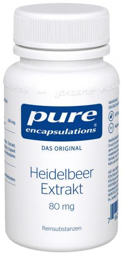 PURE ENCAPSULATIONS Heidelbeer Extrakt 80 mg Kaps. 60 St Kapseln