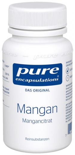 PURE ENCAPSULATIONS Mangan Mangancitrat Kapseln 60 St Kapseln