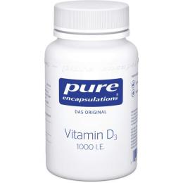 PURE ENCAPSULATIONS Vitamin D3 1000 I.E. Kapseln 120 St. (22 g)