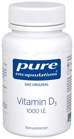 PURE ENCAPSULATIONS Vitamin D3 1000 I.E. Kapseln 120 St Kapseln