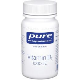 PURE ENCAPSULATIONS Vitamin D3 1000 I.E. Kapseln 60 St. (11 g)