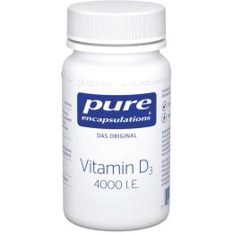 PURE ENCAPSULATIONS Vitamin D3 4000 I.E. Kapseln 30 St. (6 g)