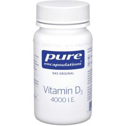 PURE ENCAPSULATIONS Vitamin D3 4000 I.E. Kapseln 60 St. (11 g)