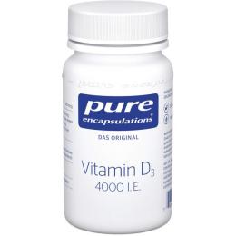 PURE ENCAPSULATIONS Vitamin D3 4000 I.E. Kapseln 60 St.