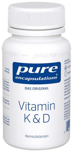 PURE ENCAPSULATIONS Vitamin K & D Kapseln 60 St Kapseln