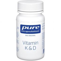 PURE ENCAPSULATIONS Vitamin K & D Kapseln 30 St.